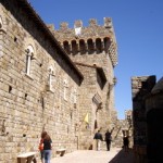 Castello di Amorosaのエントランス付近